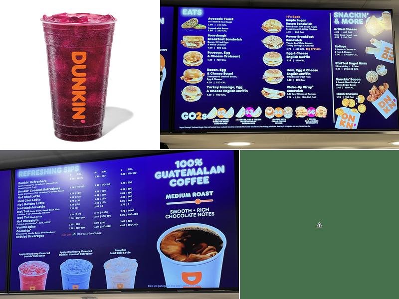 Dunkin' Menu