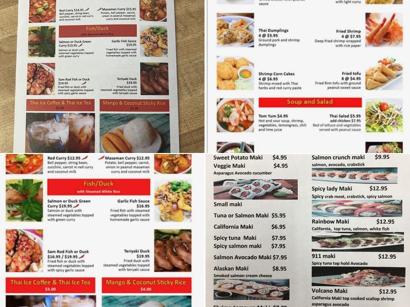 Little Bangkok Menu