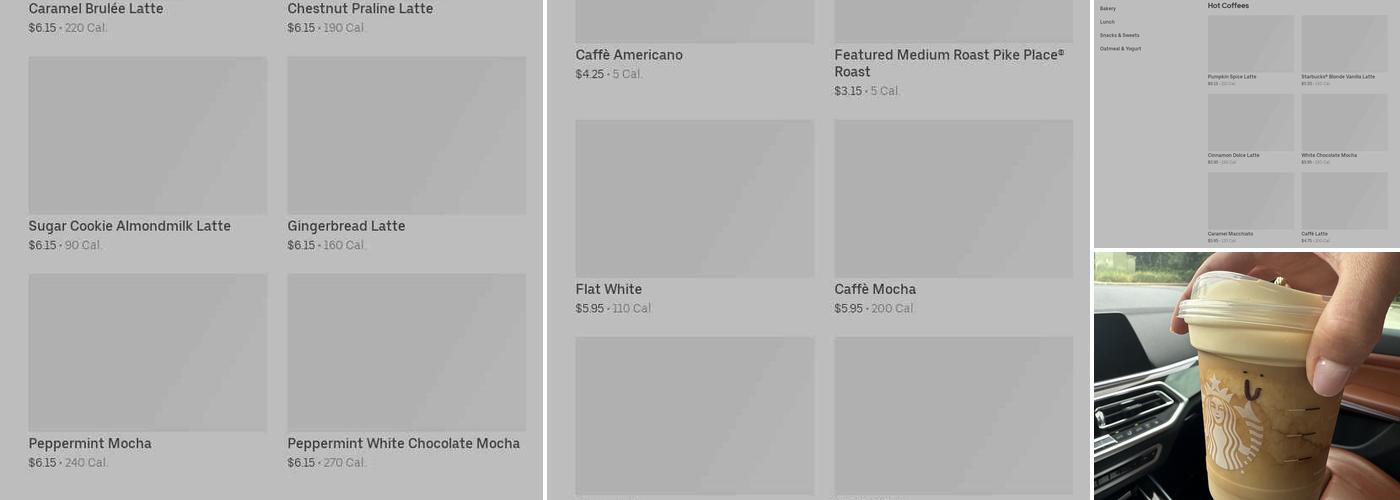 Starbucks Menu