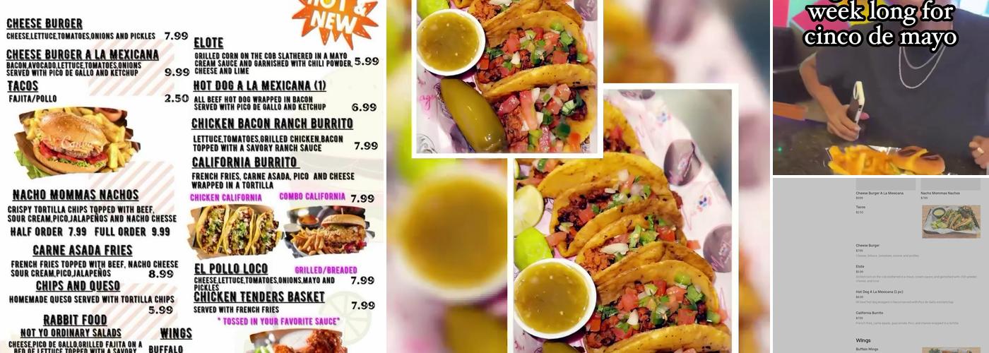 Mis Tragos Bar & Grill Menu