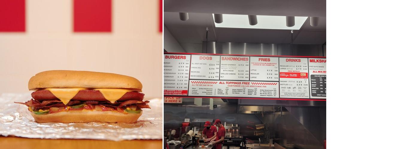 Five Guys Menu