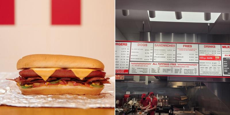 Five Guys Menu