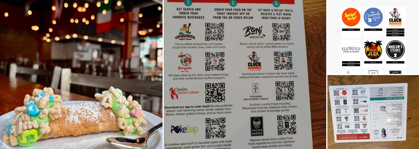 Budd Dairy Food Hall Menu