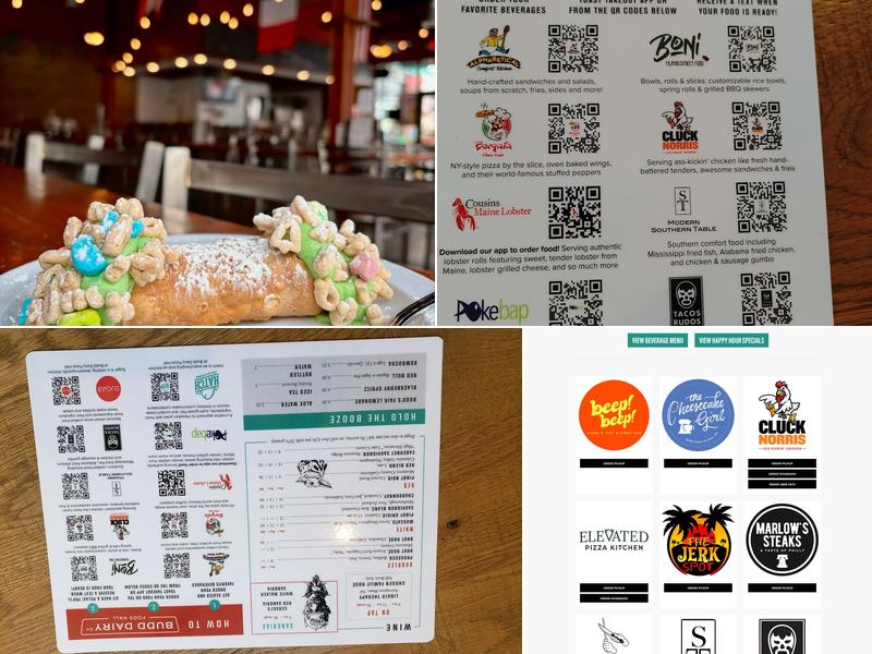 Budd Dairy Food Hall Menu