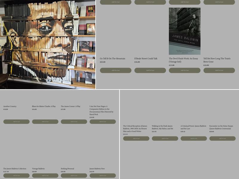 Baldwin & Co. coffee + bookstore Menu