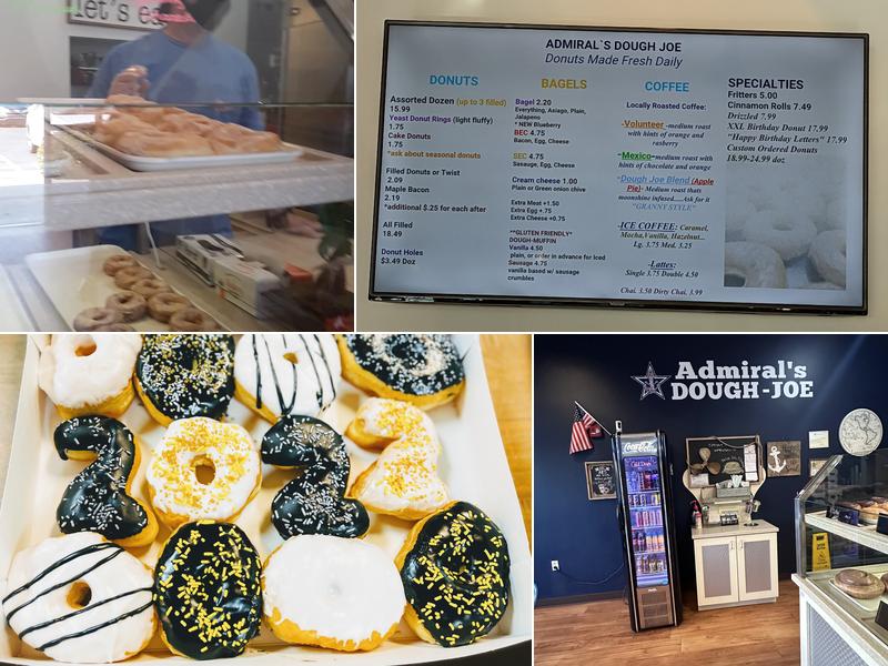 Admiral's Dough-Joe Menu