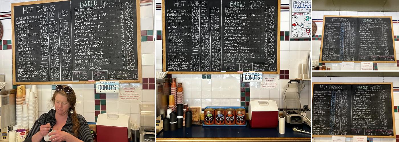 Alpine Cafe & Bakery Menu