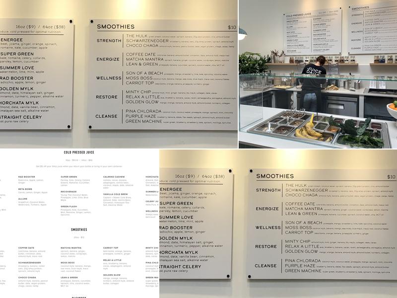 Perfectly Pressed Monterey Menu