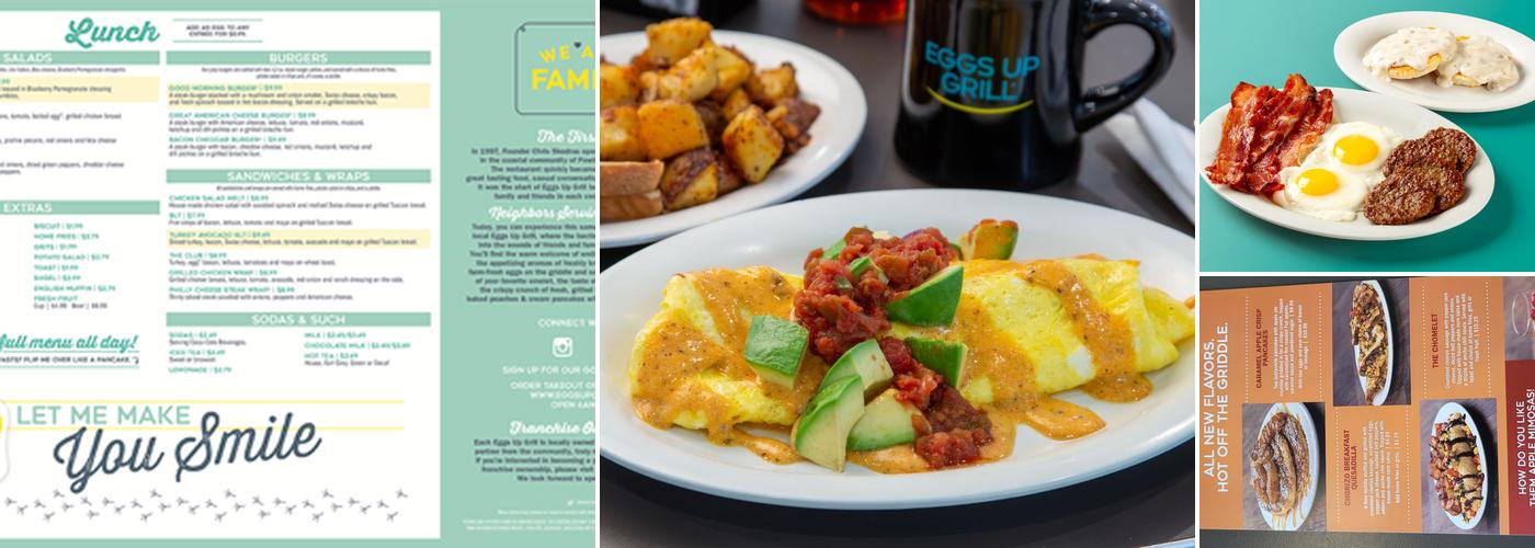 Eggs Up Grill Menu
