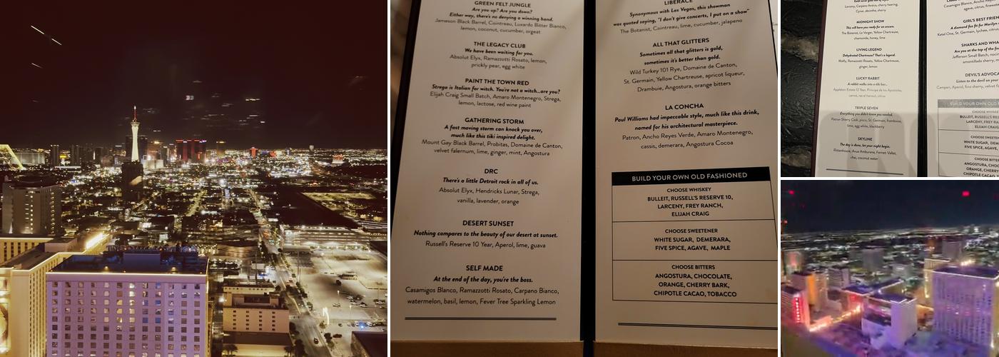 Legacy Club Menu