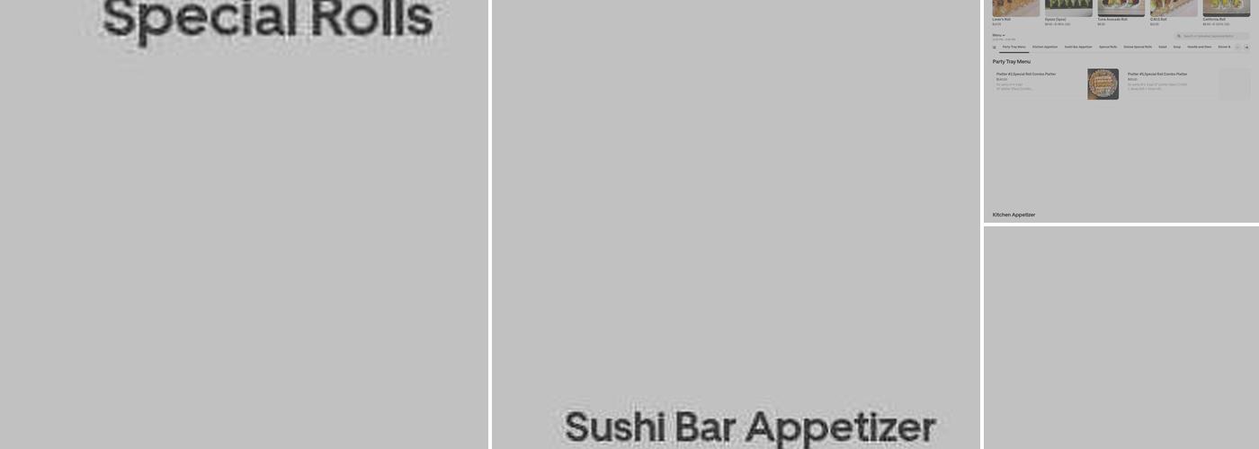 Yellowtail Japanese Bistro Menu