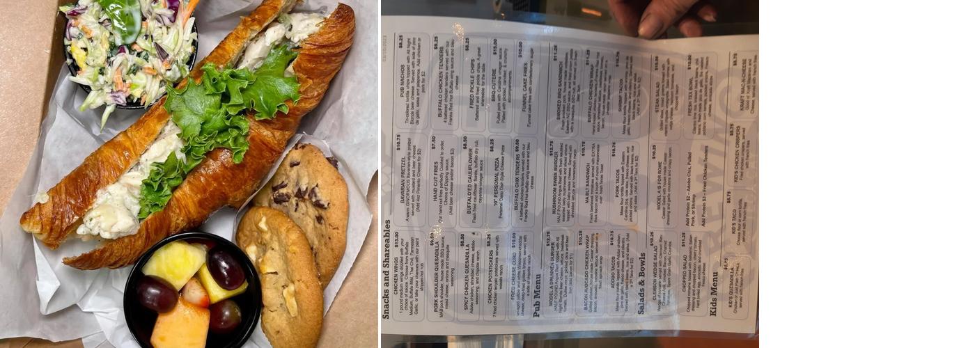 Model A Brewing Co. Menu