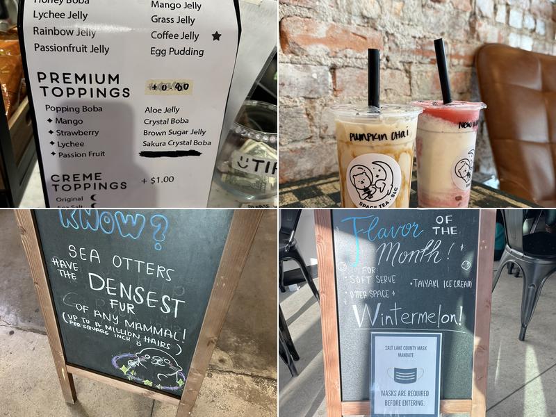 Space Tea Menu