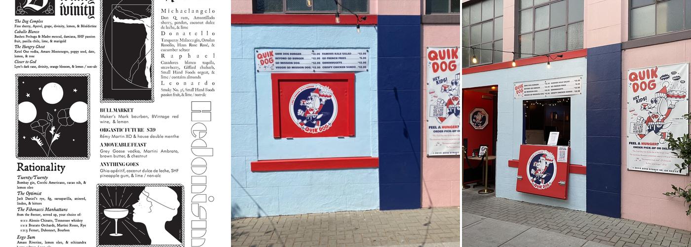 Quik Dog by Trick Dog Menu