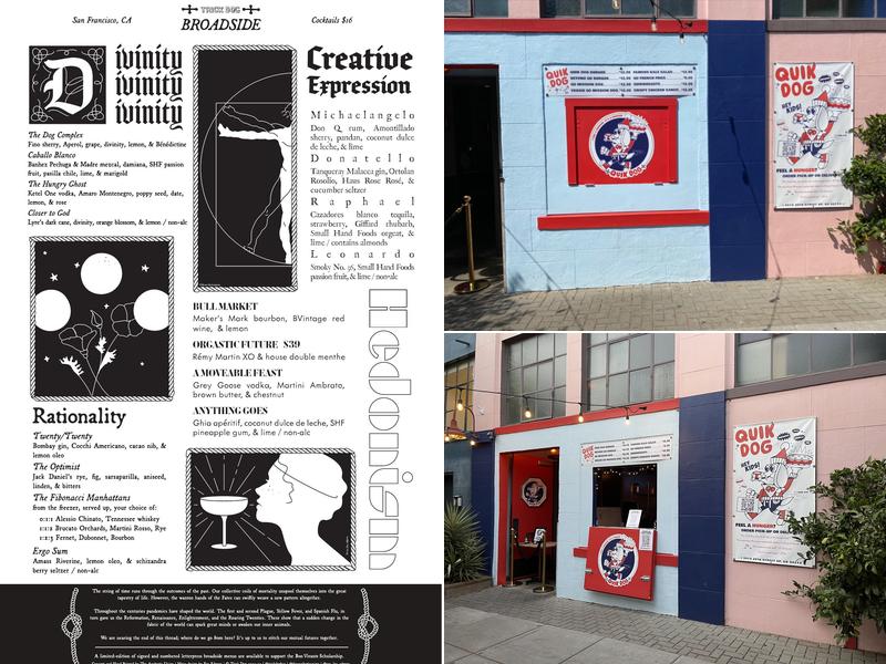 Quik Dog by Trick Dog Menu