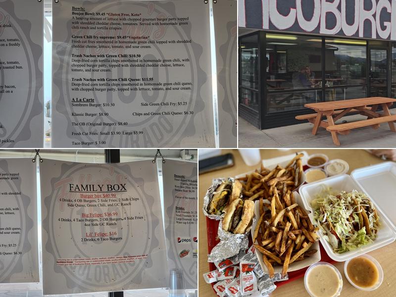Felipe's 109 Menu