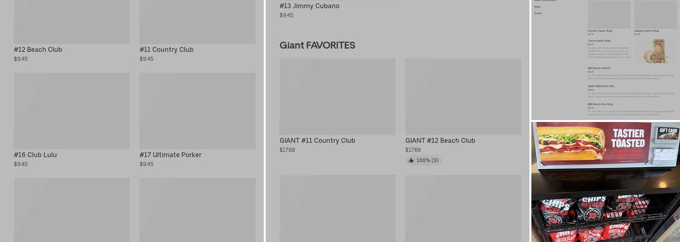 Jimmy John's Menu