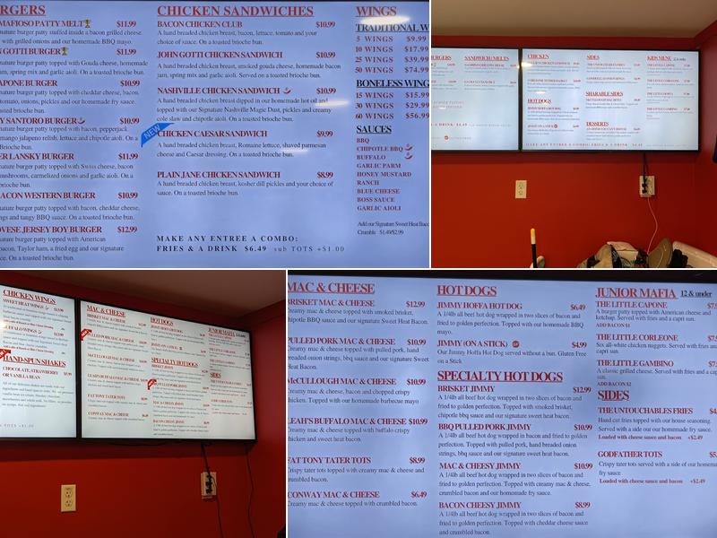 The Bacon Boss HQ Menu
