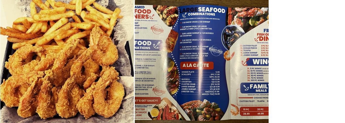Seafood Shack and Deli Menu