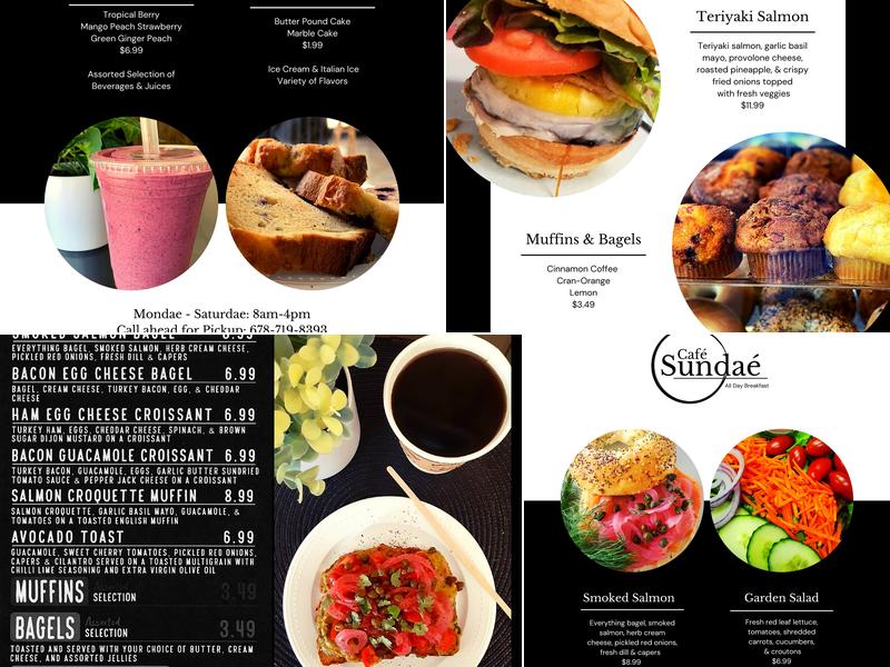 DaéBreak Café Menu