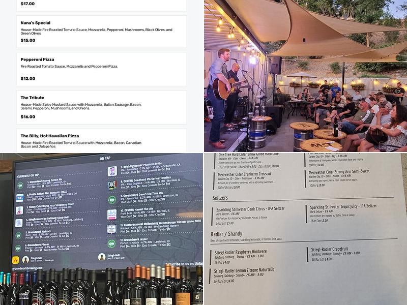 Groundwork Brewing LLC Menu