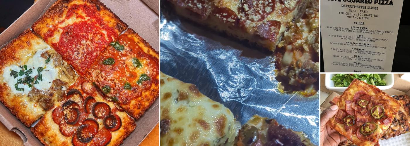 Five Squared Pizza Menu