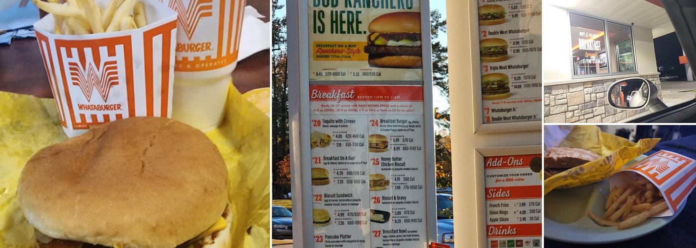 Whataburger Menu