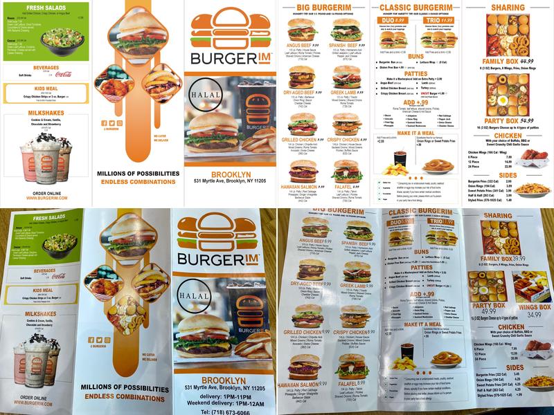 BurgerIM Menu