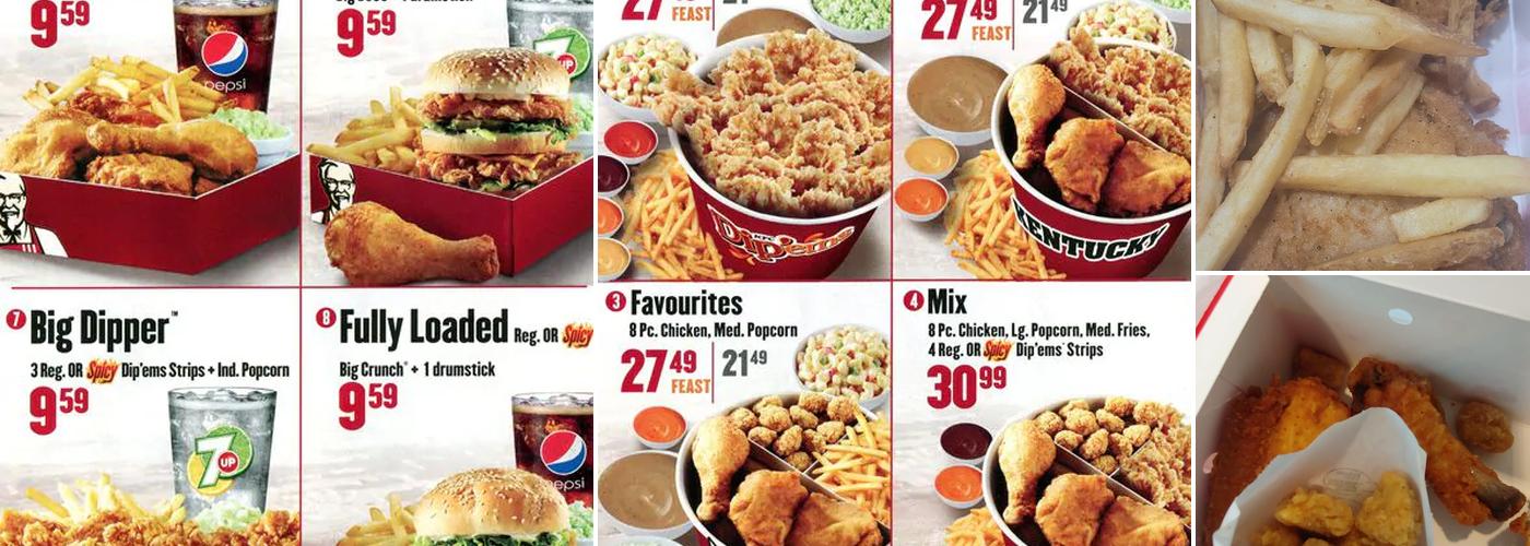 KFC Menu