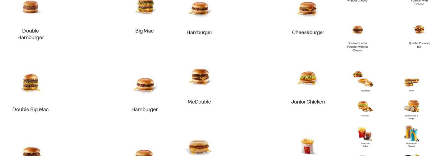 McDonald’s Menu