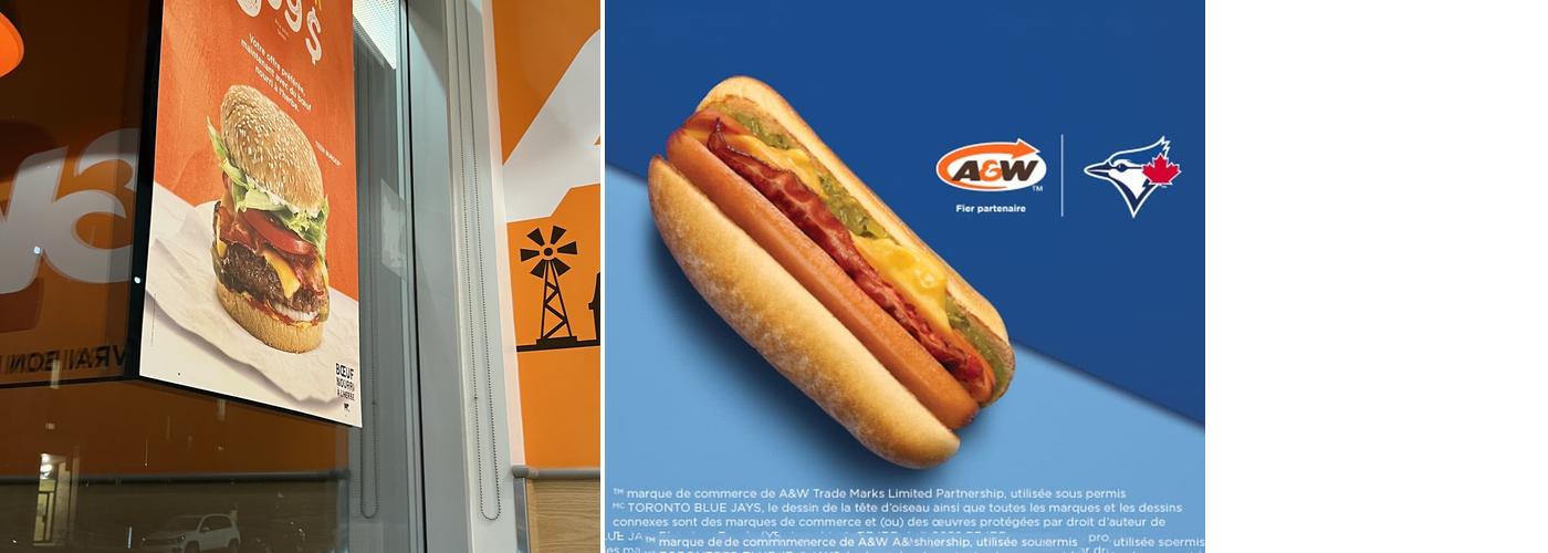 A&W Canada Menu