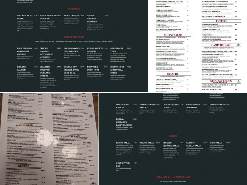 Wunsche Bros. Cafe & Saloon Menu