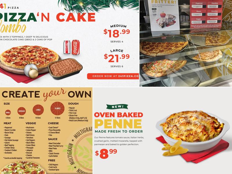 241 Pizza Menu