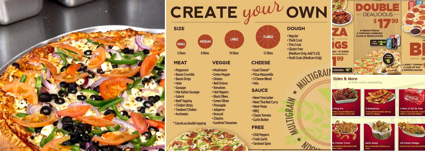 241 Pizza Menu