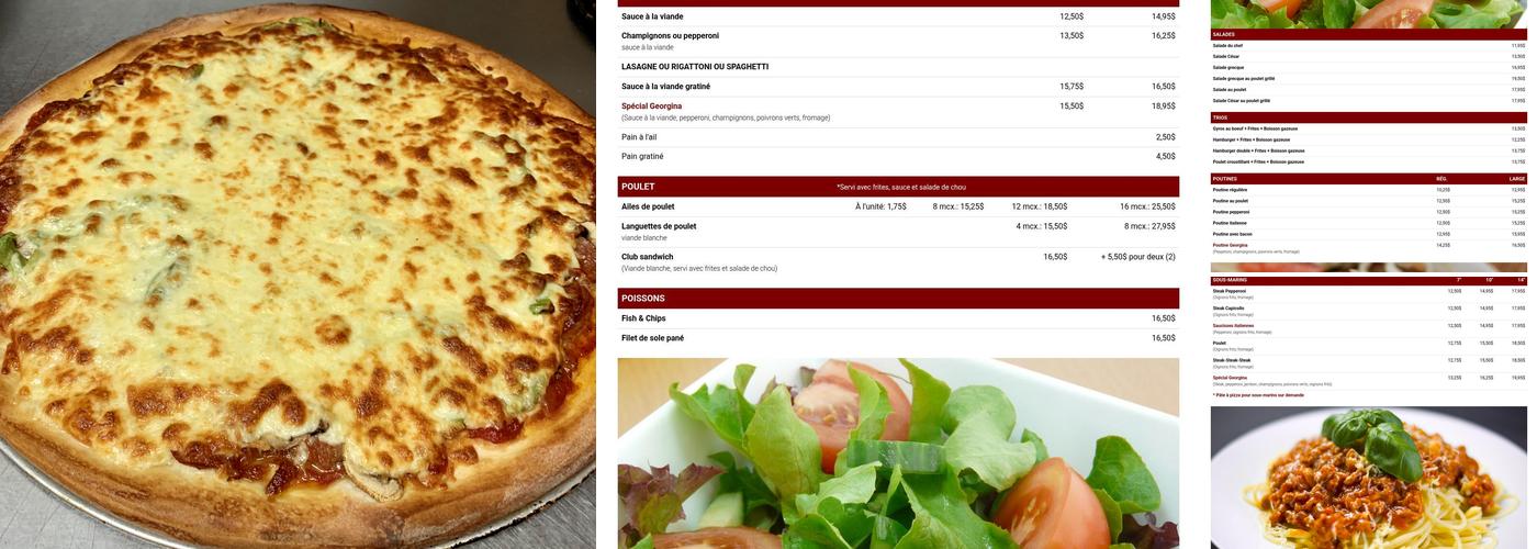 Georgina Menu