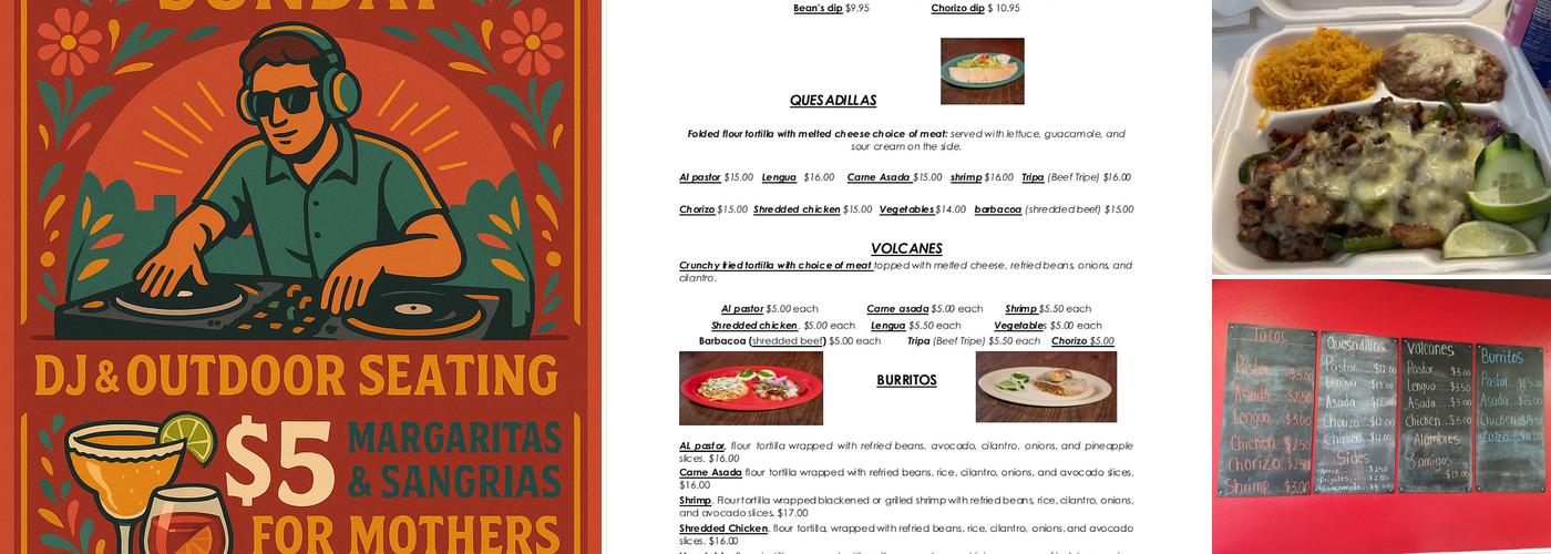 TRES AMIGOS TAQUERIA Menu