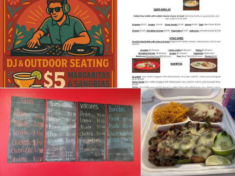 TRES AMIGOS TAQUERIA Menu