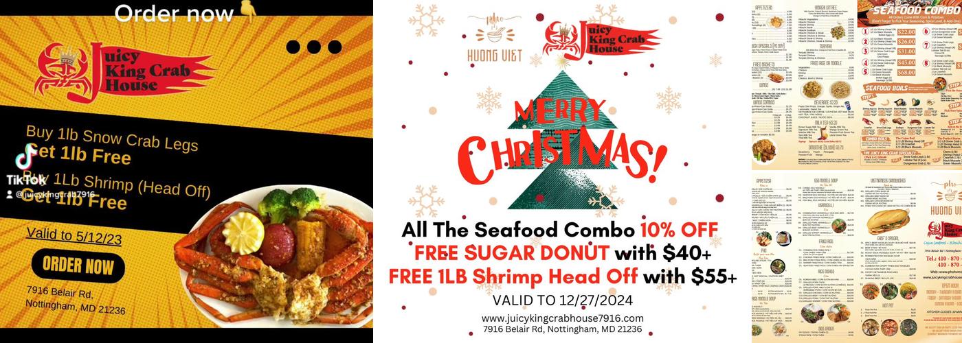 Juicy King Crab House (Belair) Menu