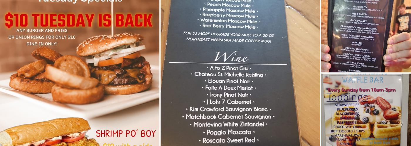 District Table and Tap Menu