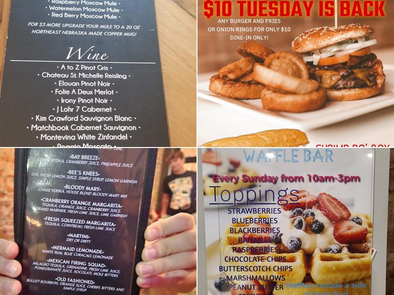 District Table and Tap Menu