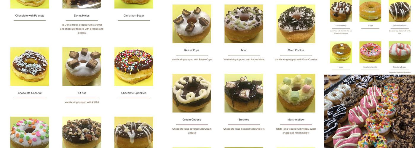 Sak’s Donuts Menu