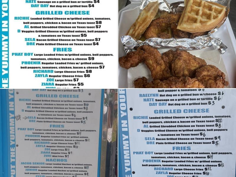 Ray Ray's Kitchen Menu
