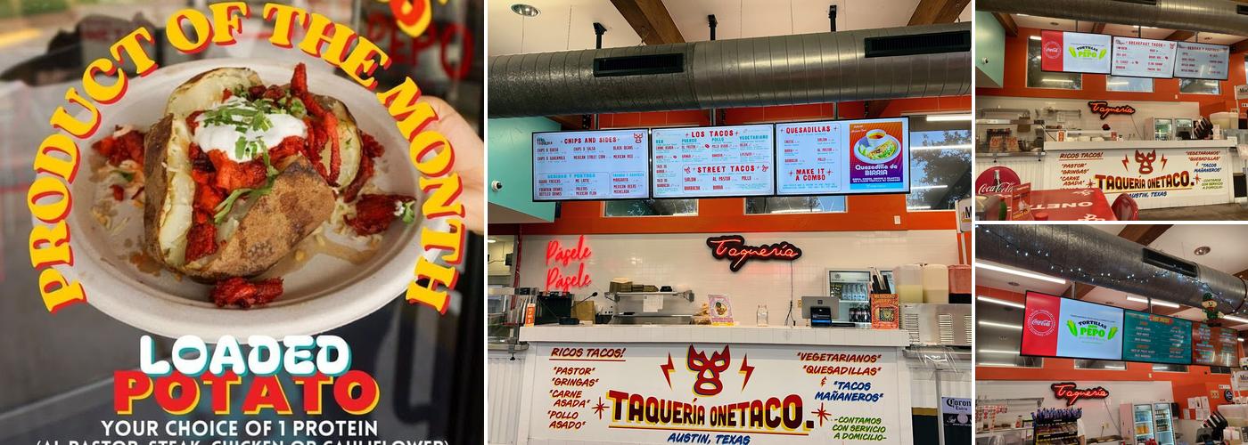 OneTaco Taquería @ Anderson Mill Menu