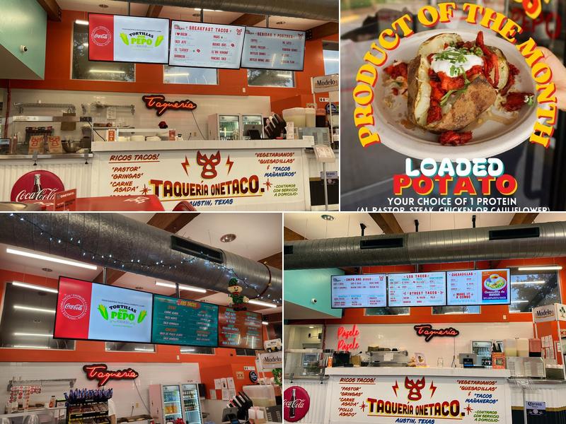 OneTaco Taquería @ Anderson Mill Menu