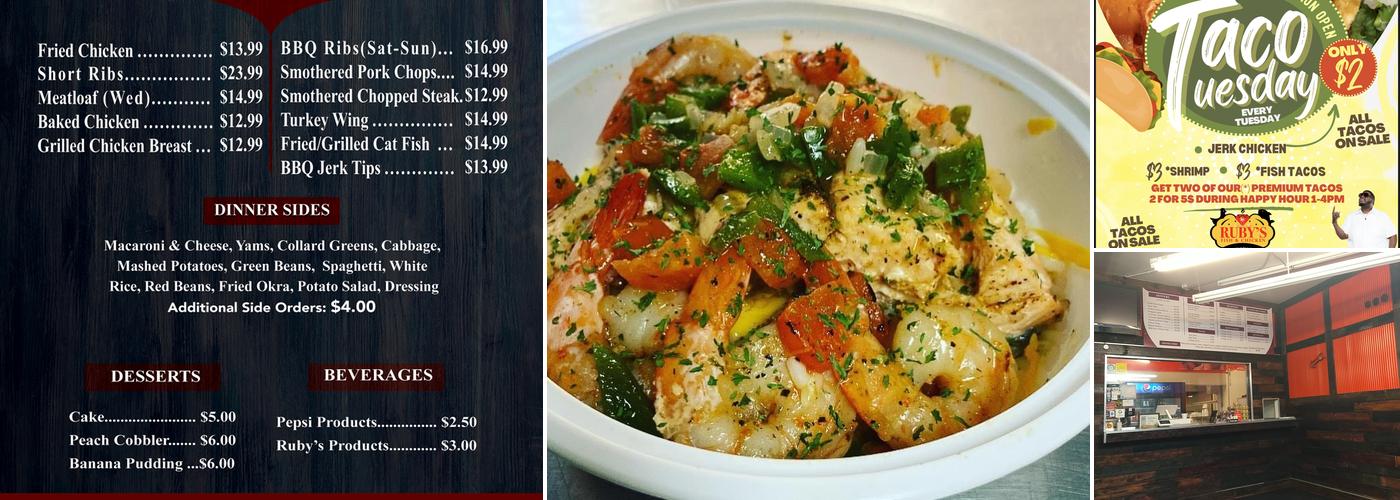 Ruby's Fish & Chicken Menu