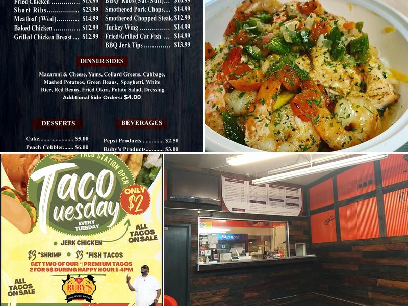 Ruby's Fish & Chicken Menu