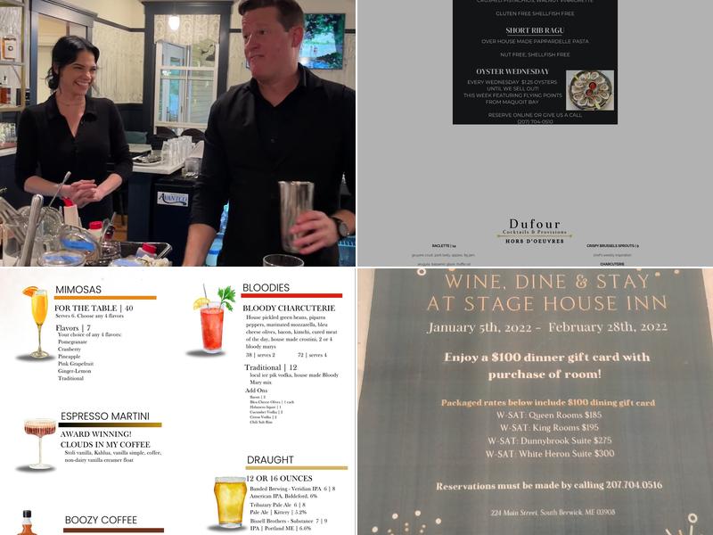 Dufour • cocktails & provisions Menu