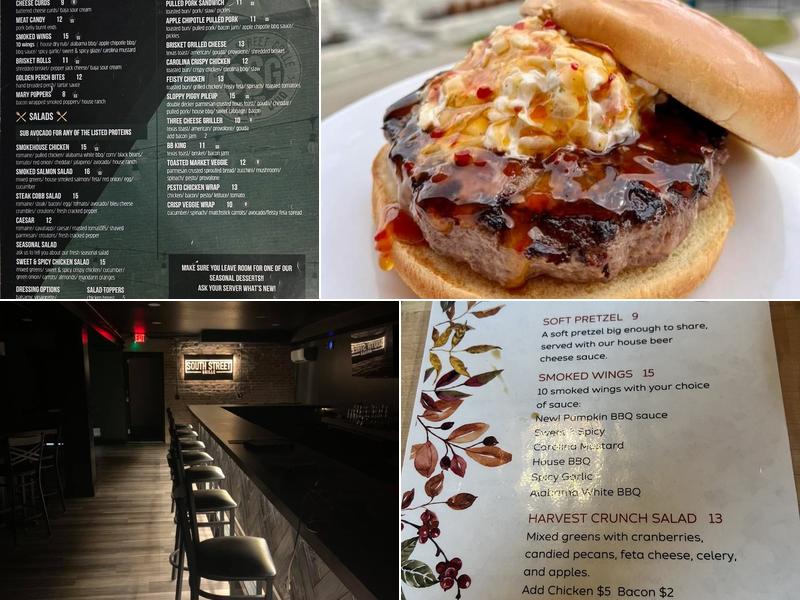 The South Street Grille Menu