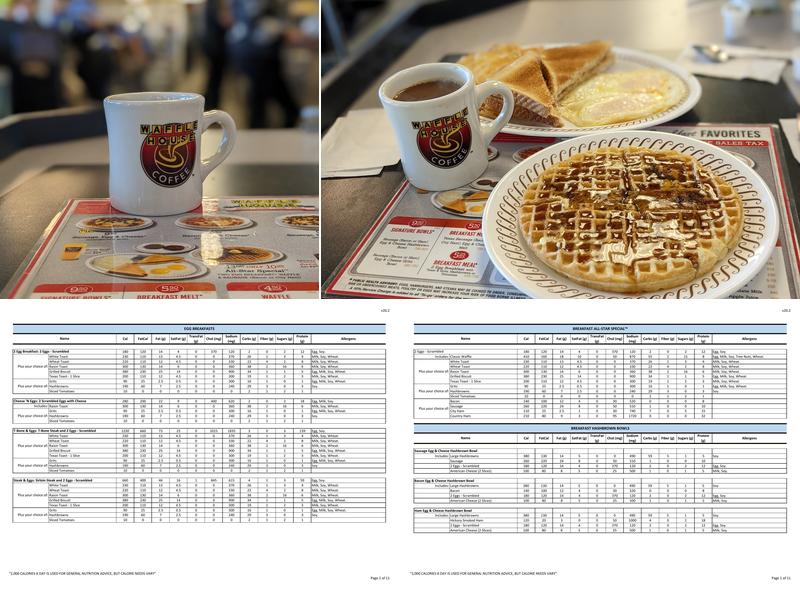 Waffle House Menu