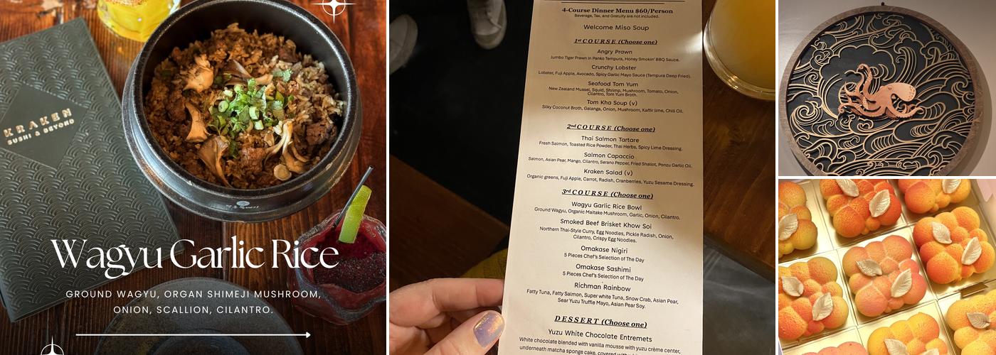 Kraken Sushi & Beyond Menu